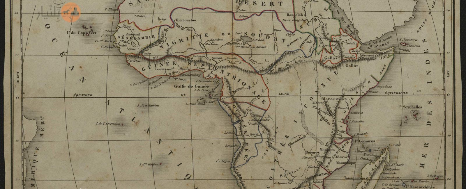 إفريقيا سنة 1856 