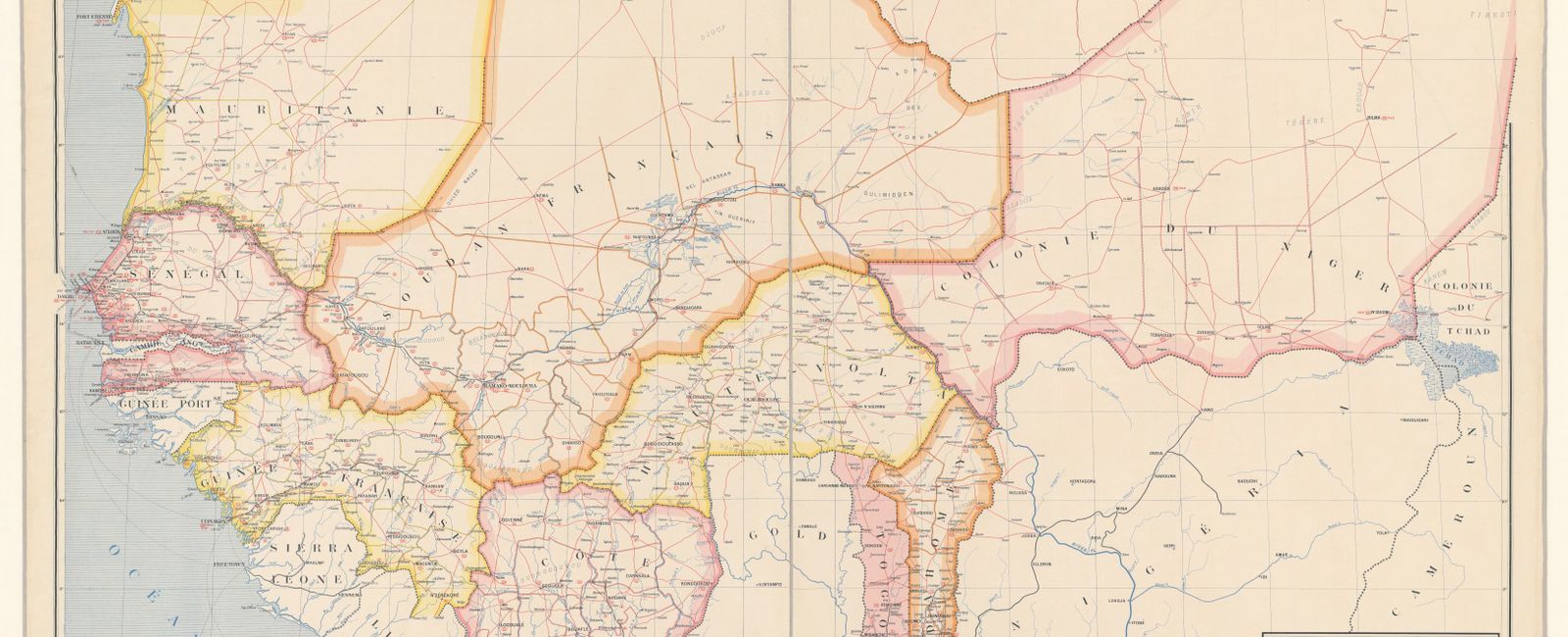 غرب إفريقيا سنة 1922