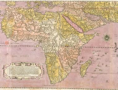  إفريقيا سنة 1562 حسب باولو فورلاني 