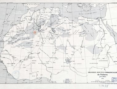 غرب إفريقيا سنة 1889 - طرق الصحراء