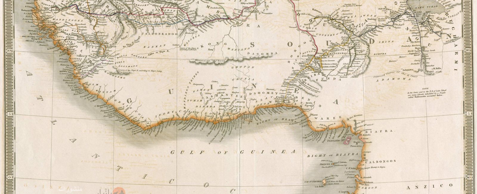 غرب إفريقيا سنة 1829