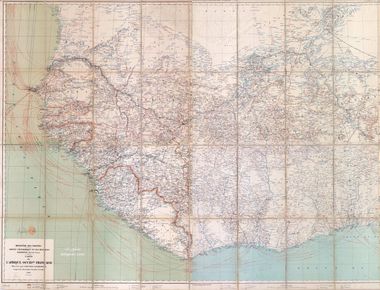 غرب إفريقيا سنة 1903 